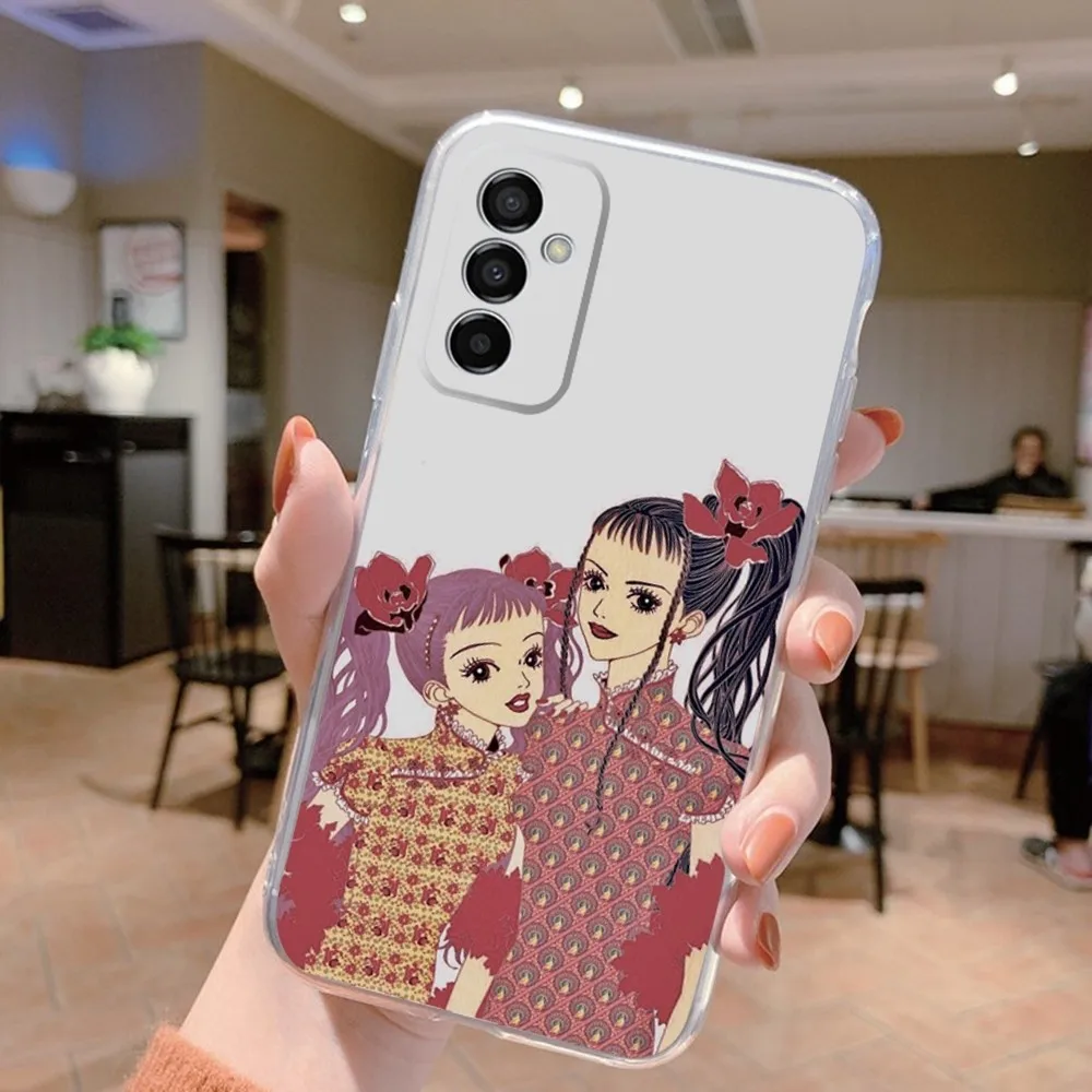 Paradise Kiss Miwako Phone Case Silicone For Samsung S30,S23,21,22,20 Ultra,S20 FE lite,S10,9,PIus Note20ultra Cover Clear