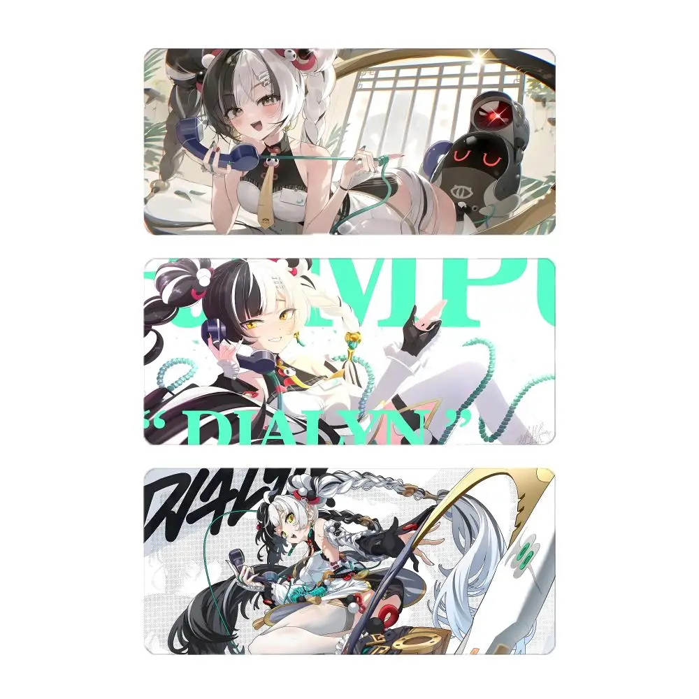 game action Z-Zenless Zone Zero Mouse Pad Large Gaming Mousepad with Stitched Edges Thickened Desk Mat PC