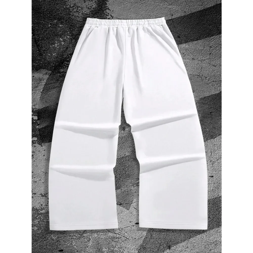 Men's loose Gothic dark style outdoor casual sports straight leg pants, the first choice for campus autumn fashion matching