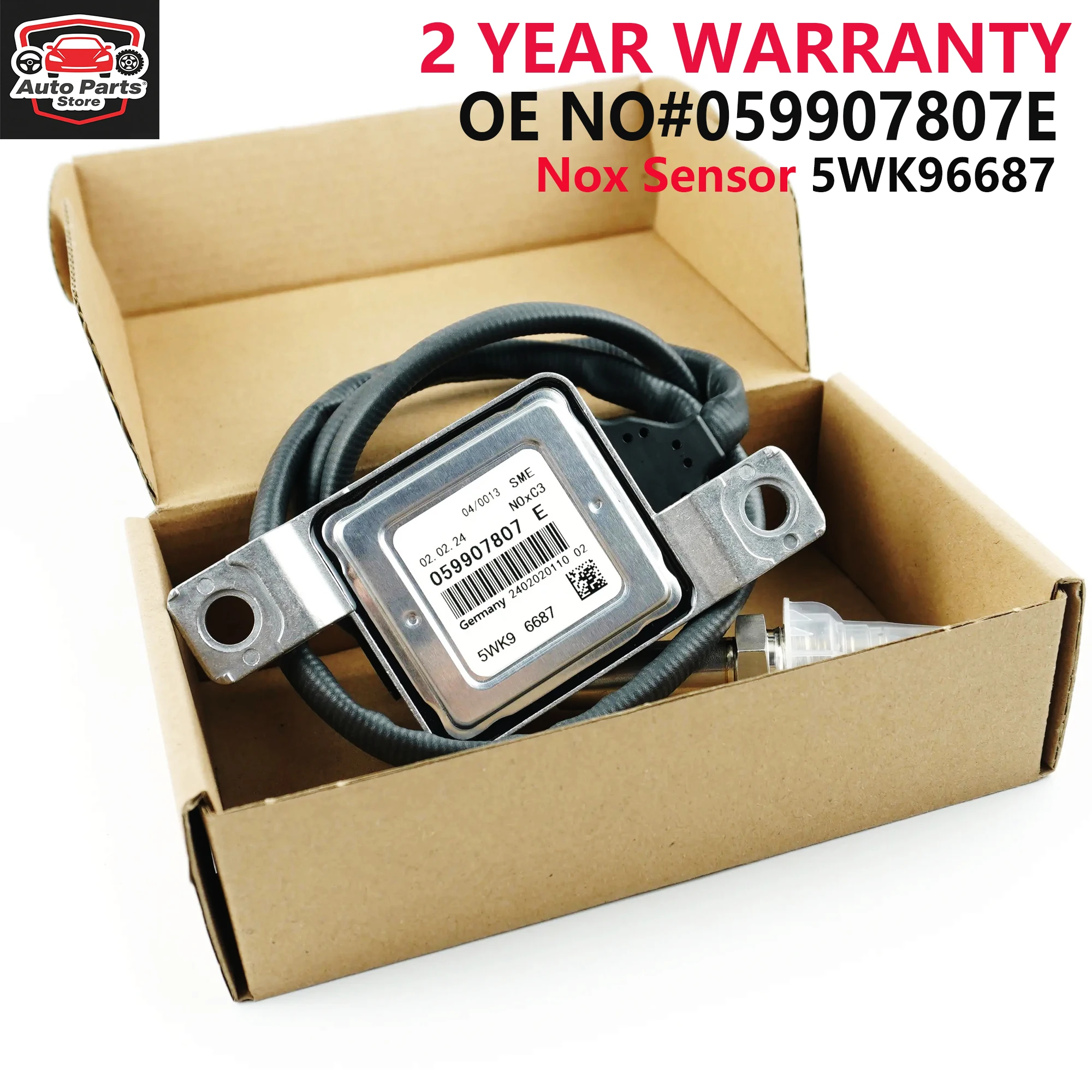 

059907807E 5WK96687 For 2010-2015 Audi Q7 2009 2010 2011 2012 Volkswagen Touareg TDI Nitrogen Oxide Sensor 5WK9 6687