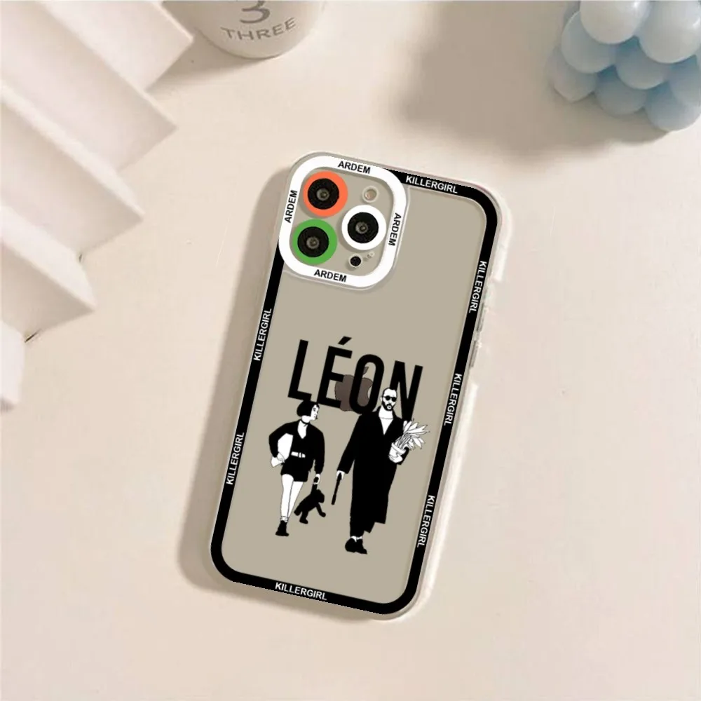 Killer Leon And Mathilda Professional Uncle Girl Phone Case For IPhone 11 12 13 Mini Pro Max 14 Pro Max Case Shell Funda Cover