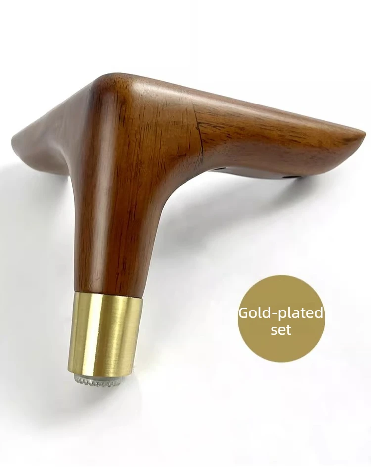 4Pcs 13/14/15cm Solid Wood Furniture Feets Sofa Cabinets Legs Square Bed Table Chair Replacement Feet Home Furniture Accessories