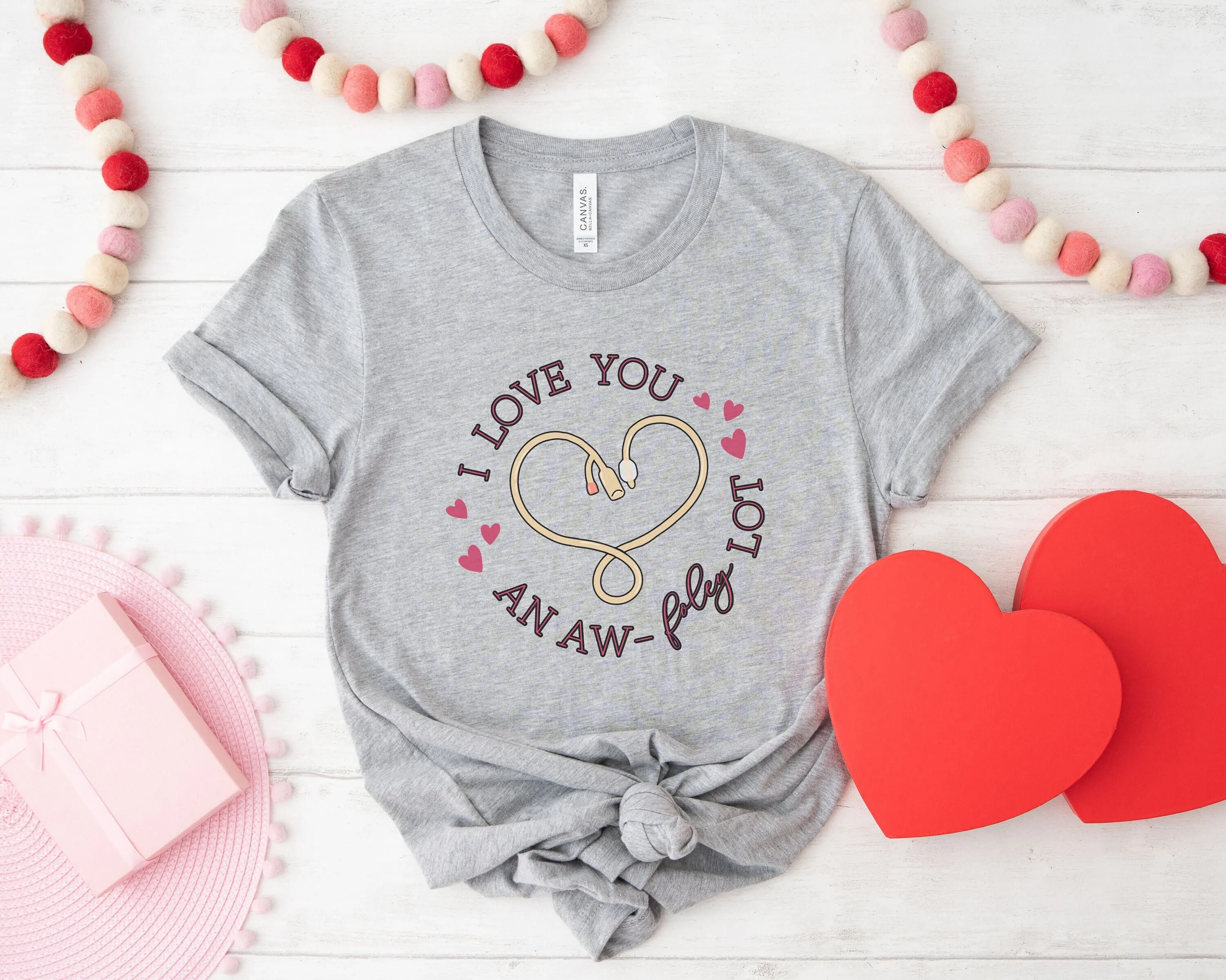 Funny Valentine'S Day Nurse T Shirt Urology Urologist S Med Surg Valentine