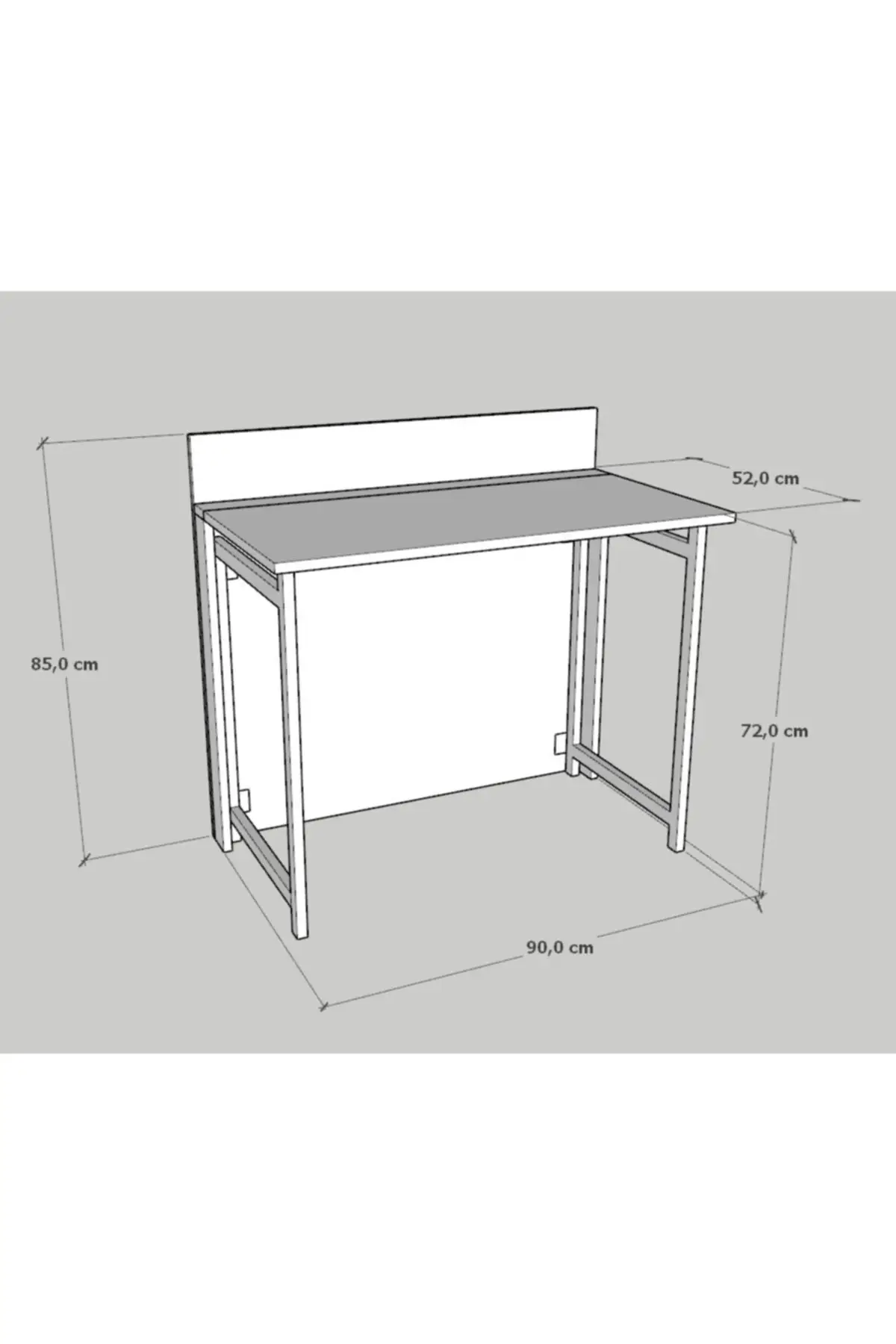 Table de travail pliante, table d'ordinateur de bureau, table à manger polyvalente