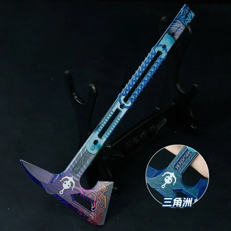 24cm Action Delta Black Sea Battle Axe Broń wokół gry nie jest uszkodzona Metale stopowe COS Rekwizyty Prezent urodzinowy Miecz Zabawka