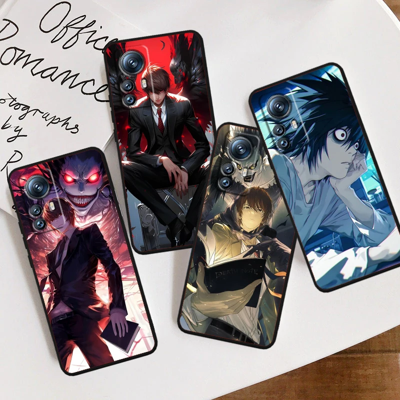 D-Death Note Cool Art For Xiaomi Mi 14 13T 13 12T 12 11T 11i 11 10T 10 Pro Lite Ultra 5G Black Cover Phone Case