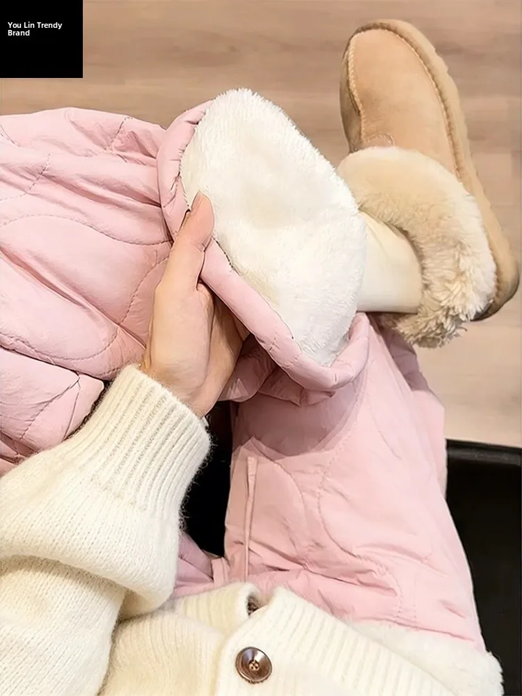 

Harbin Northeast eepskin Fce Lined down Snow Pants Women's Outdoor Windproof High Waist Thiened Long Cotton Trousers