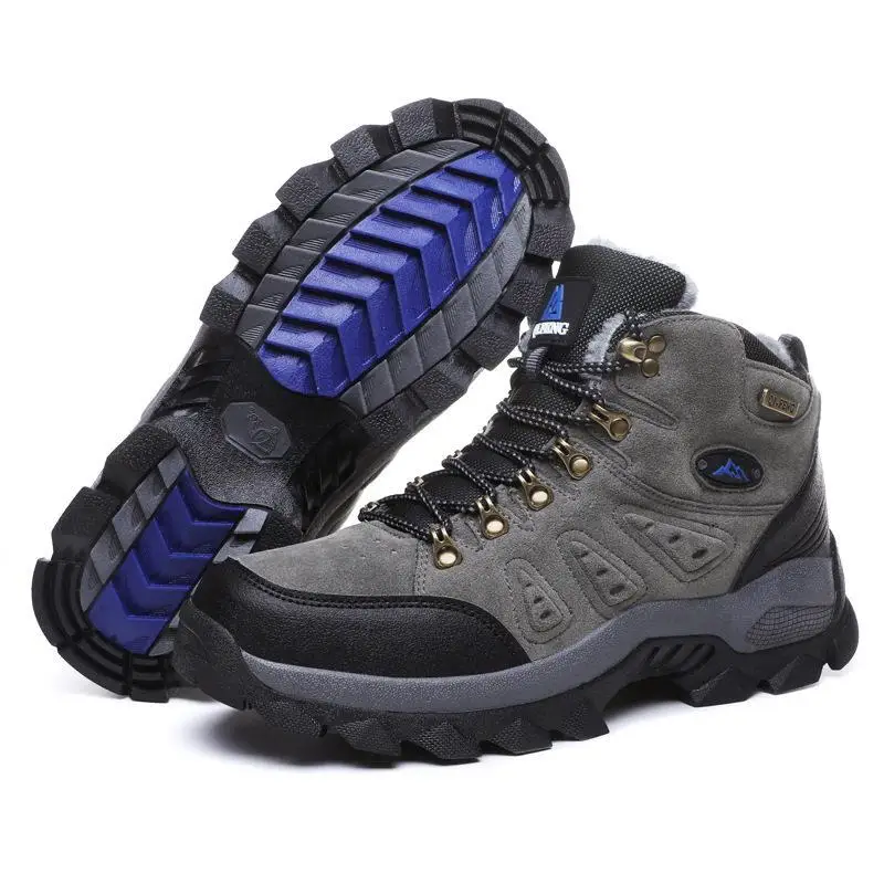 Outdoor Shoes Sports Sneakers Breathable Hiking Mountaineering Boots Spring Autumn Large Size Couples Dad High Help Waterproof