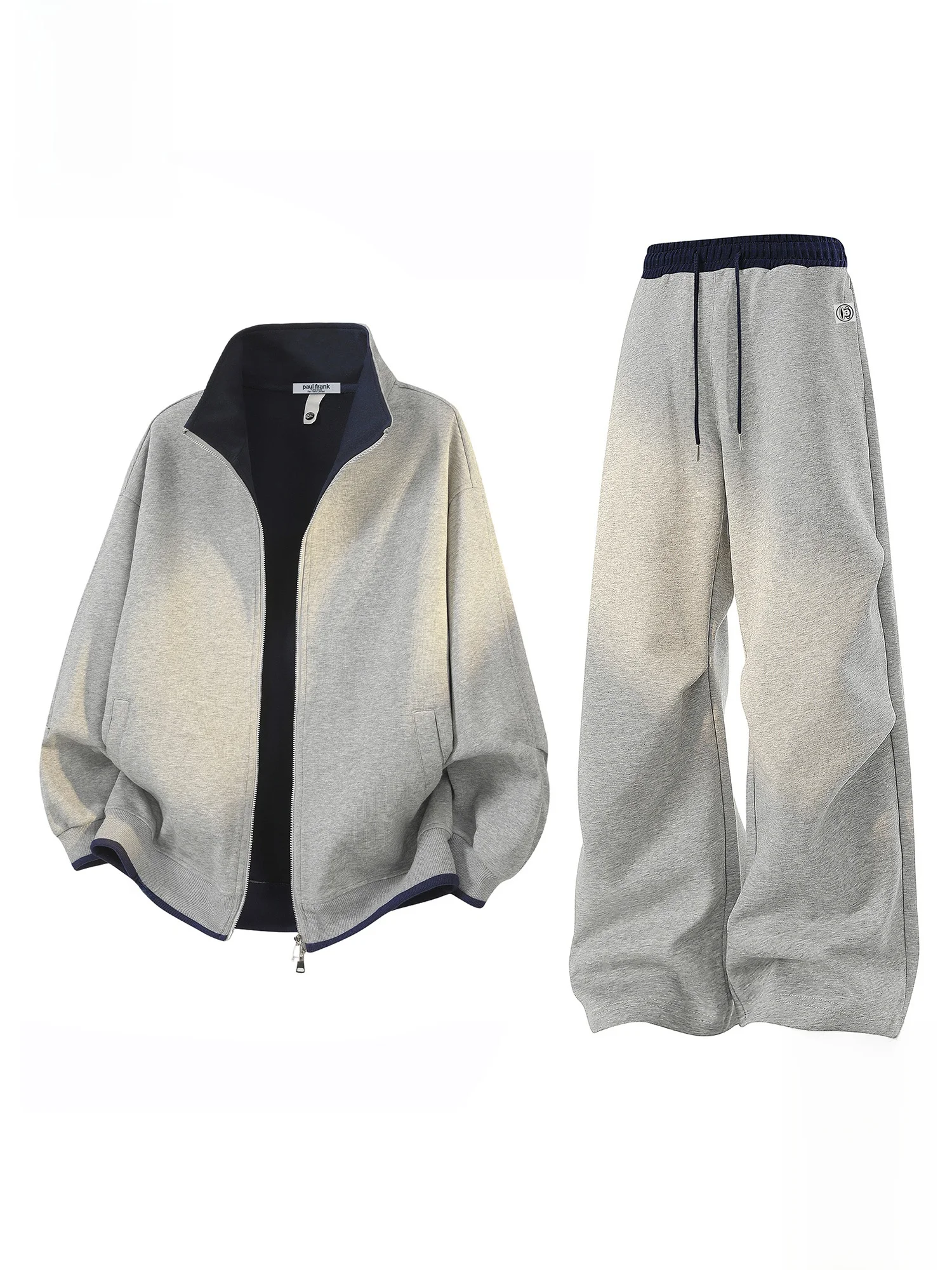 

Спортивный костюм PaulFrank свободного кроя с прямыми штанинами для мужчин, новинка весенней коллекции: удобный свитшот и брюки из смесового хлопка