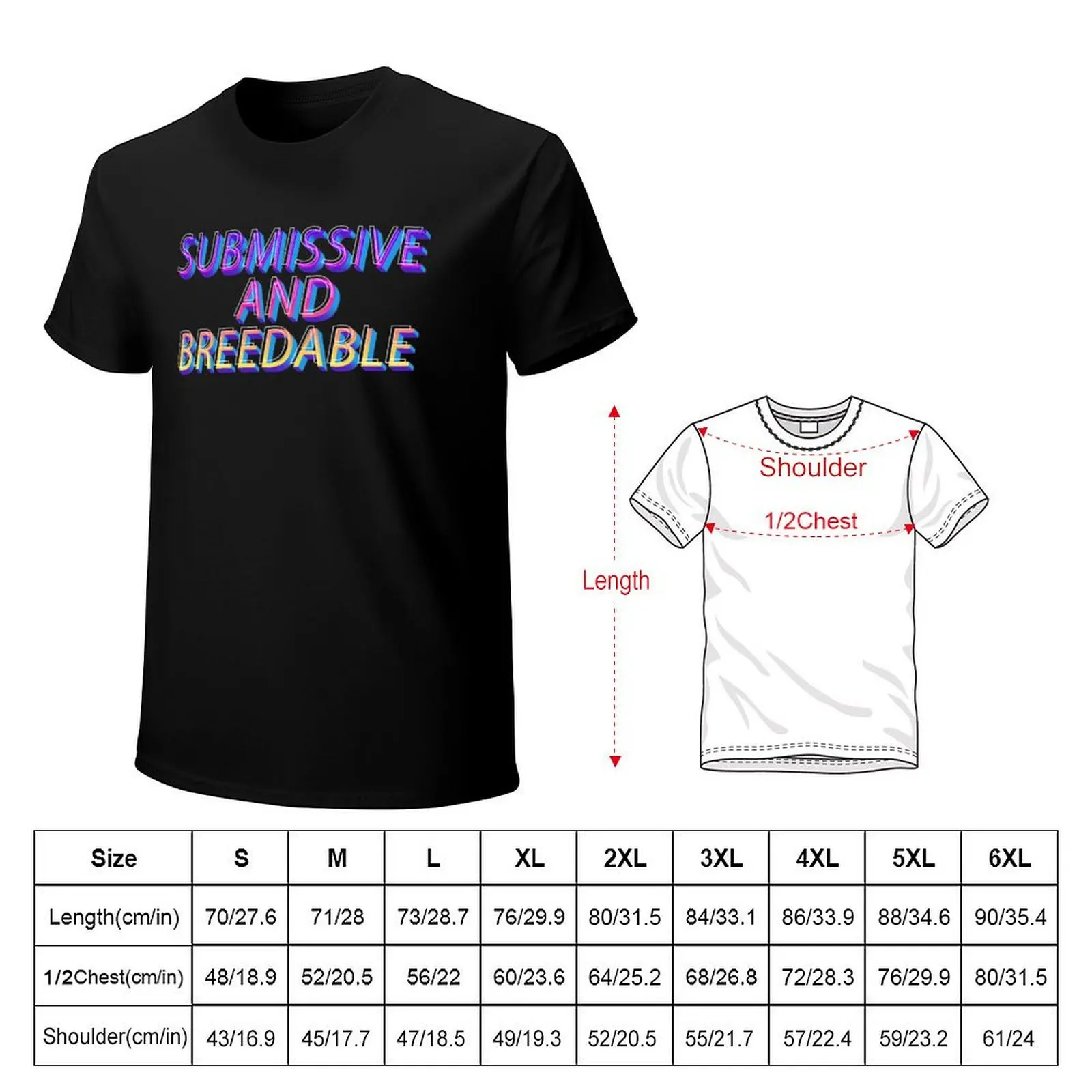 Submissive And Breedable Typography T-Shirt Sun Protective Outdoor Tee Top