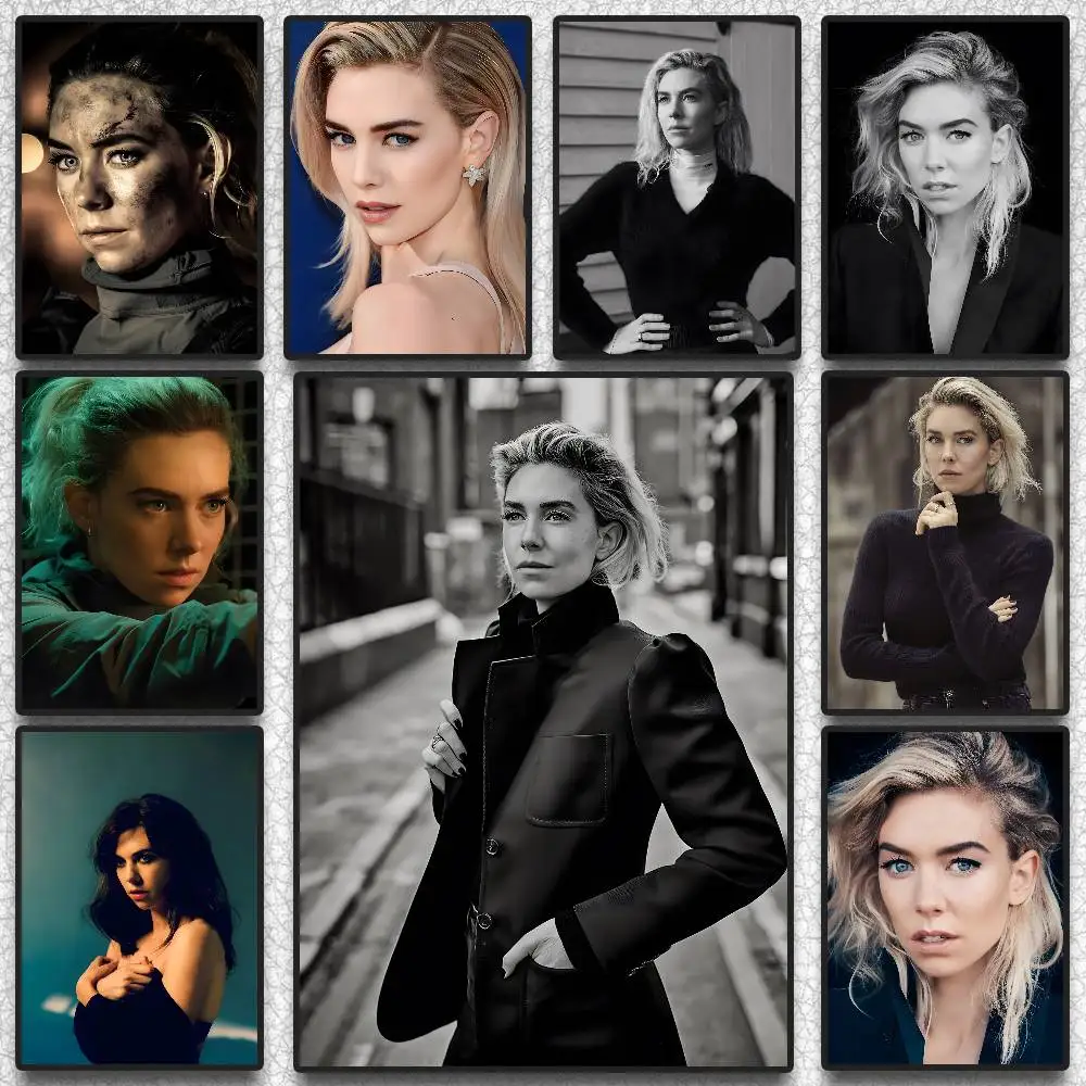 ملصق الممثلة V-فانيسا كيربي HD جدار لزج فني مقاوم للماء لغرفة المعيشة المنزلية وغرفة النوم والديكور الجمالي #1