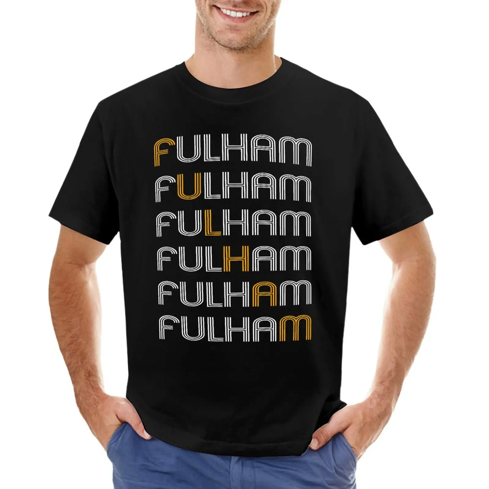 Fulham T-Shirt shirts graphic tee anime figures graphics workout shirts for men