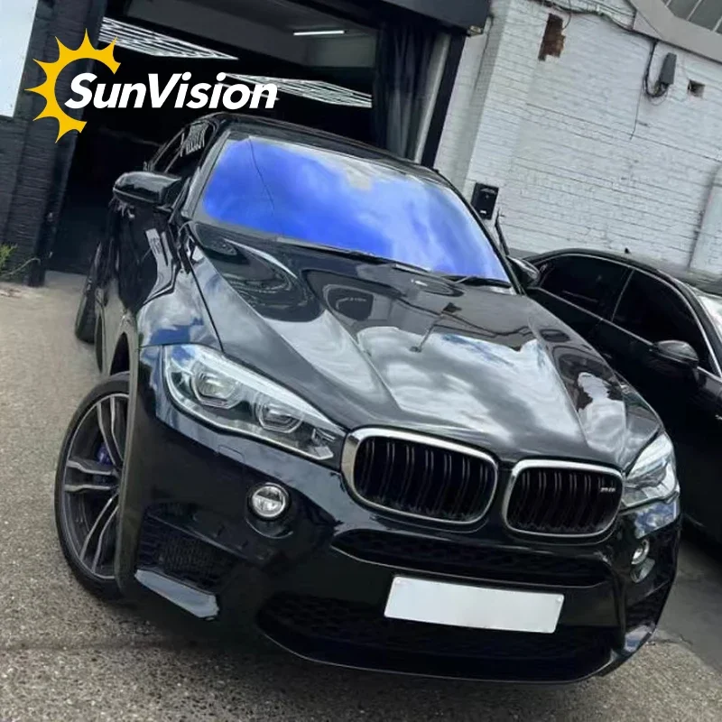 2025 Pellicola per tinta per vetri camaleonte blu Pellicola per tinta per auto ad alto rifiuto di calore Pellicola per vetri camaleonte viola Pellicola per vetri fotocromatici