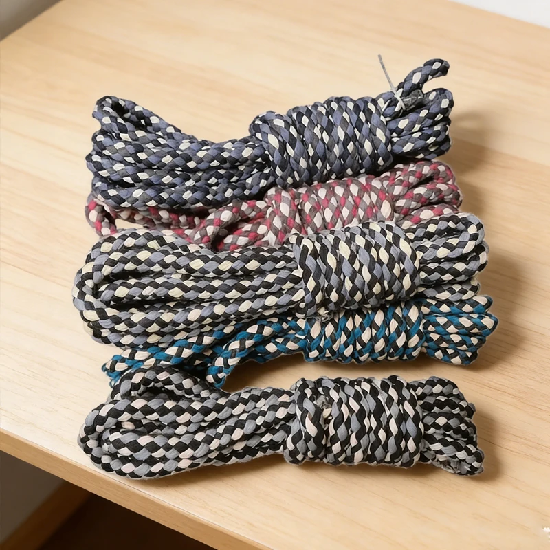6m/8m Random Straps Multiple Styles of Ropes Outdoor Ropes Wear Resistant Woven Straps for Car Cargo Handling and Transportation