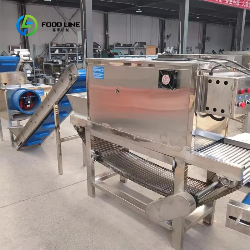 Customized Energy Saving Chain Automatic Garlic Peeling Machine Chain Driven Garlic Peeler for Onion Garlic Processing Line