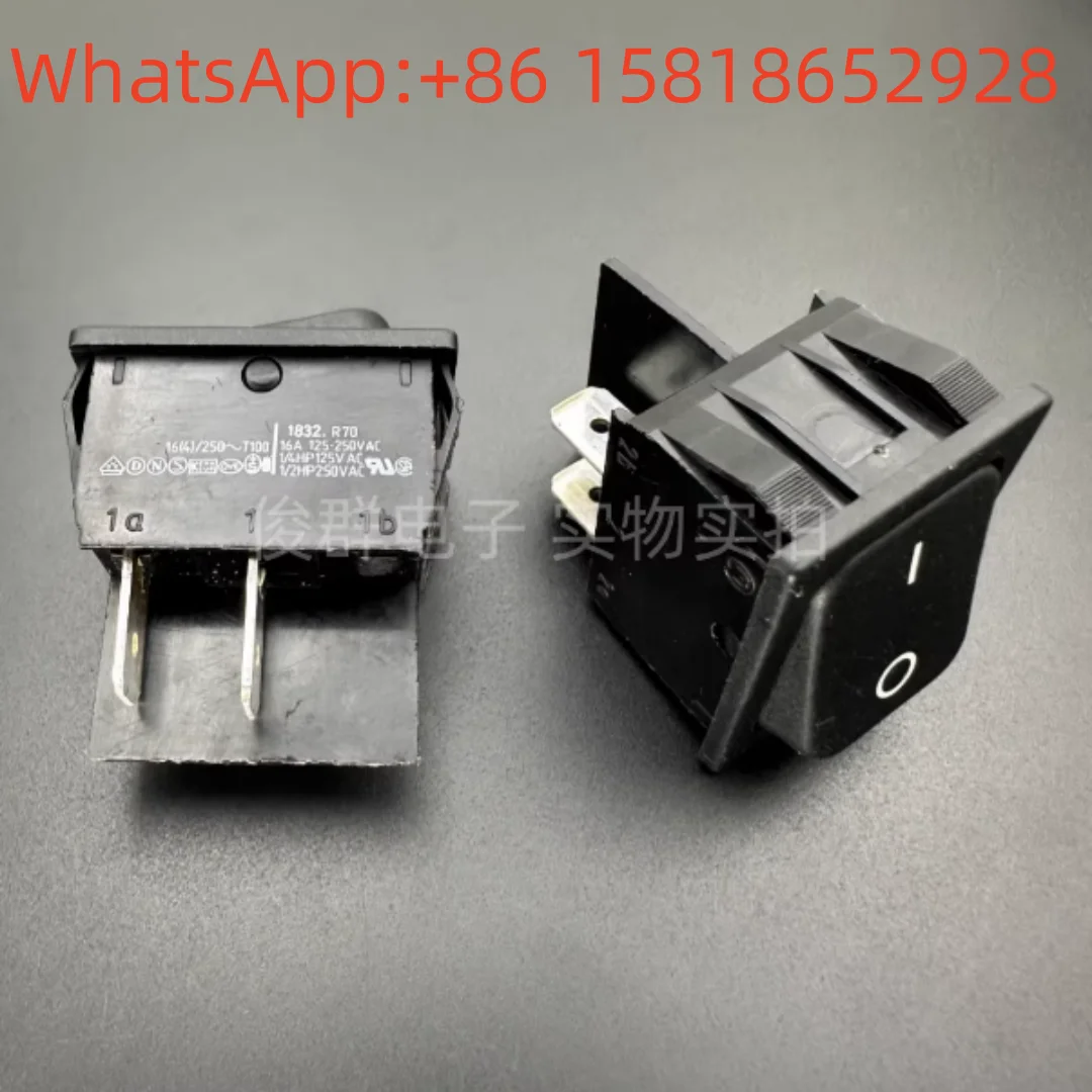 

1 pieces of German MARQUARDT 1832. R70 boat-type power switch 4-pin 2-position 16A rocker KCD4