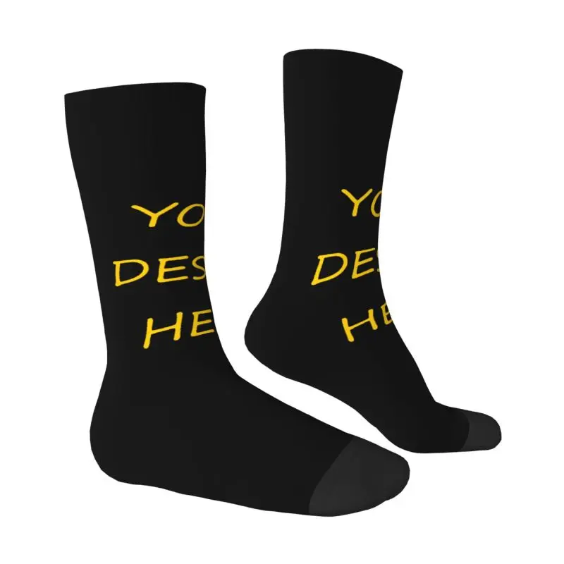 Custom Kawaii Printed Custom Your Photo Logo Text Print Socks for  Stretch Summer Autumn Winter Your Design Here DIY Crew Socks