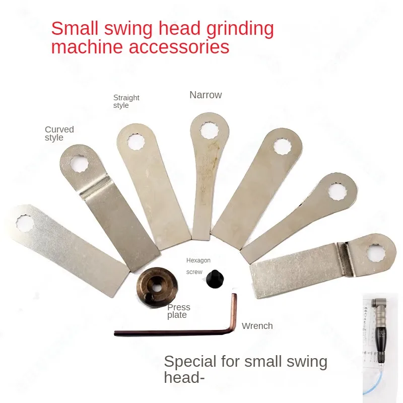 Small head grinding machine accessories pneumatic electric bend around ultrasonic polishing machine file accessories