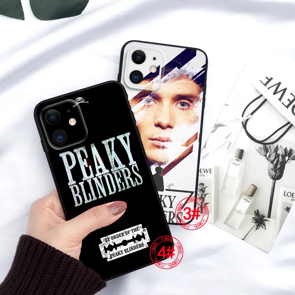 P-Peaky B-Blinders Shelby Soft Silicone Phone Case for iPhone 15 14 Plus 13 12 11 X XS XR Pro Max Mini 8 7 Plus