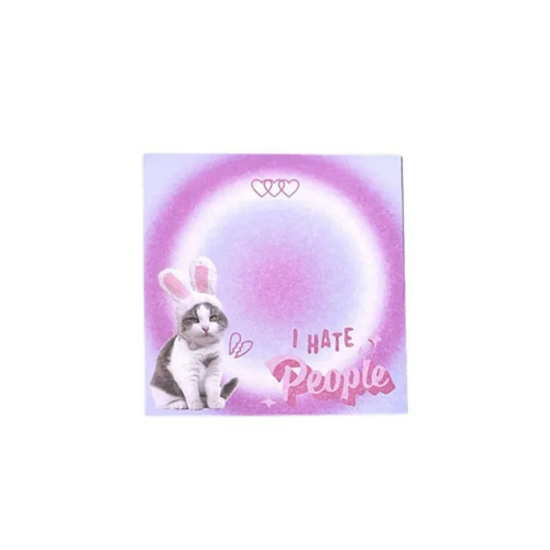 Imagem -04 - Estilo Animais Sticky Note Notepad para Mulheres Staff Memo Pad Decoração Notebook Almofadas de Escrita 50 Folhas por pc