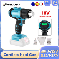 Rimoody Handheld Hot Air Gun For Makita 18V Battery Portable 550℃ Electric Cordless Heat Gun For Industrial Home DIY Hair Dryer