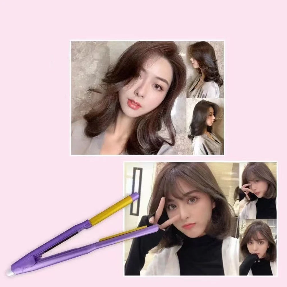 

Fluffy Splint Curling tongs Flat Iron Waver Salon Styling Tools Hair Curler Hair Straightener Electric Ceramic Curl Pliers