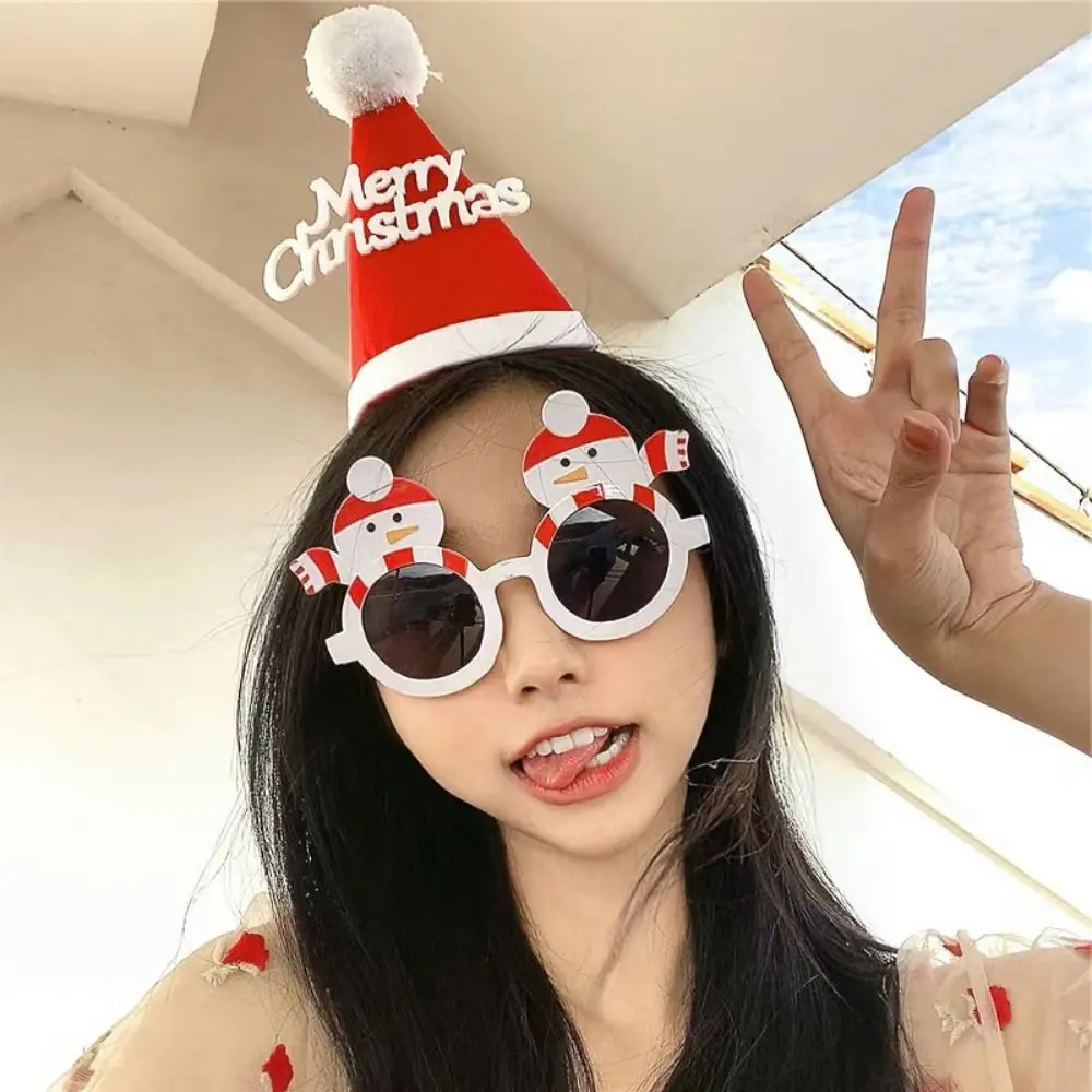 Christmas Party Hats Santa Claus Merry Christmas Hat Cartoon Felt Santa Claus Hat Animal Christmas Party Hat Children/Adult