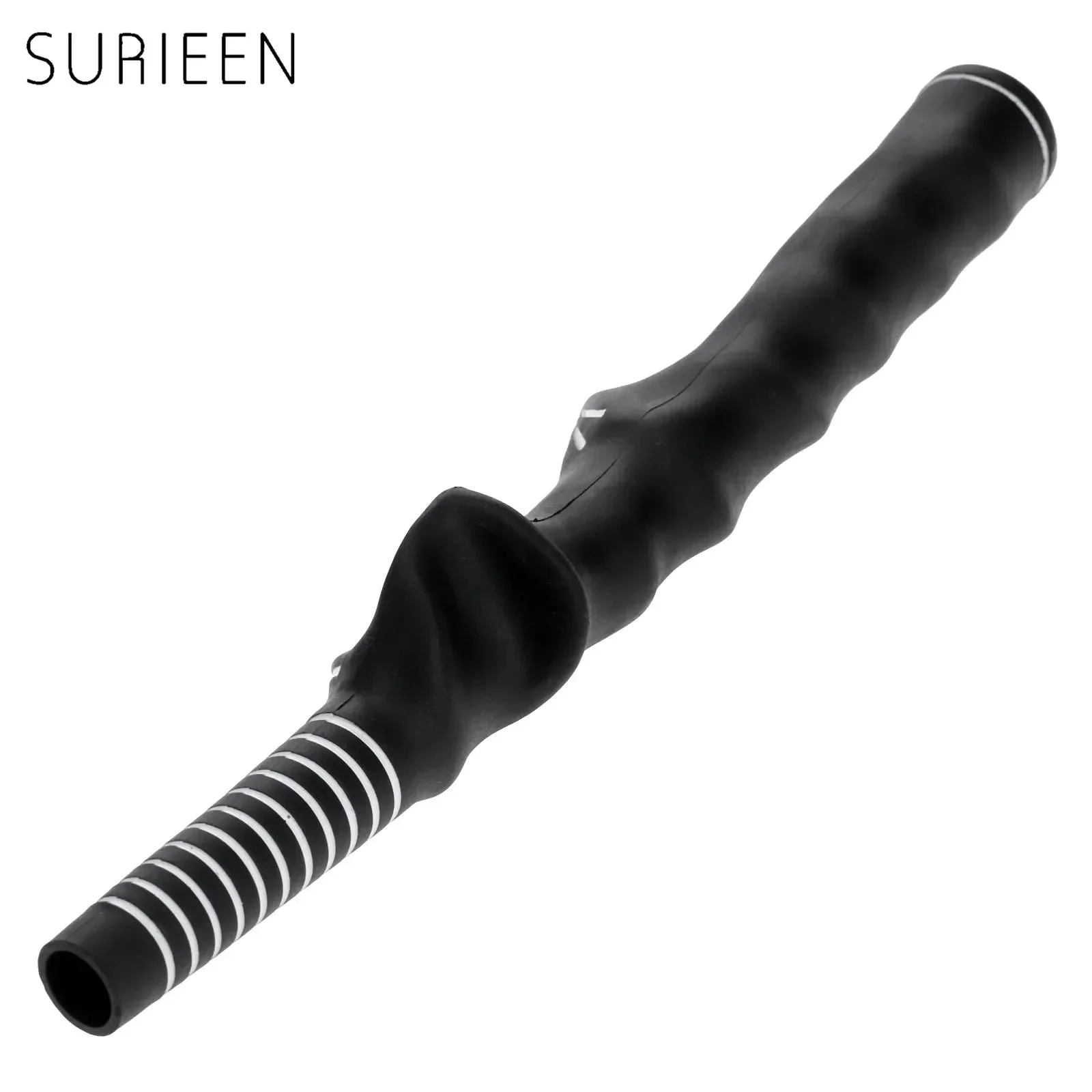 SURIEEN Black Rubber Golf Swing Trainer Training Grip Standard Teaching Aids Right-Handed Practice Golfer Clubs Protection Tools