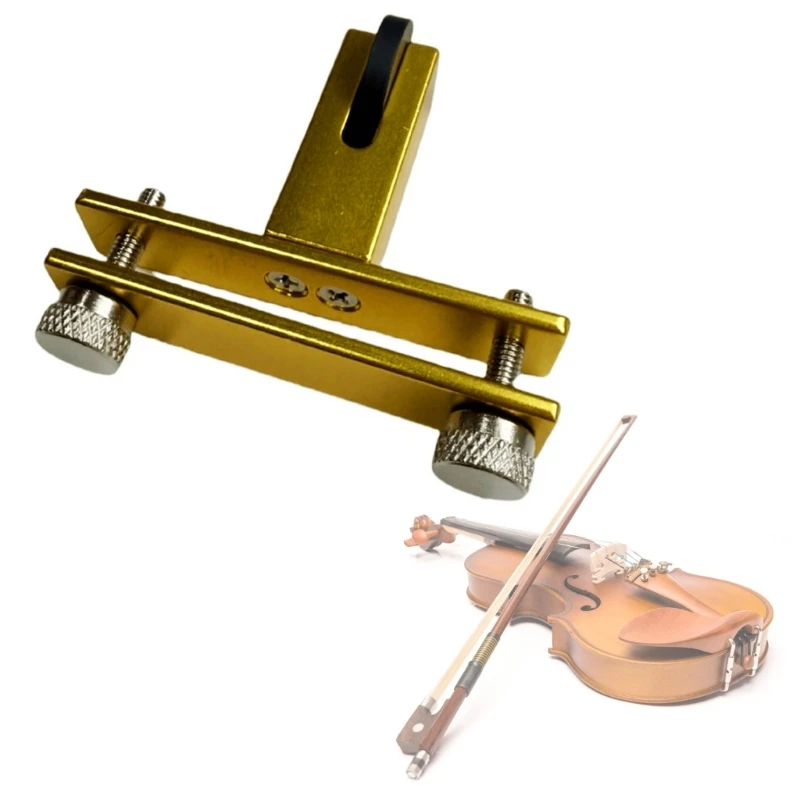 Music Instrument Bridge Tuner Tool High Precisions Metal Texture Delicate Craftsmanship Perfect for Violin Maintenance