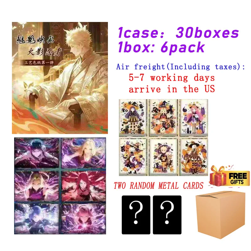

Wholesale Naruto Collection Card Wave 1 Luminous Quicksand Children's Game Board Games Collection Gifts
