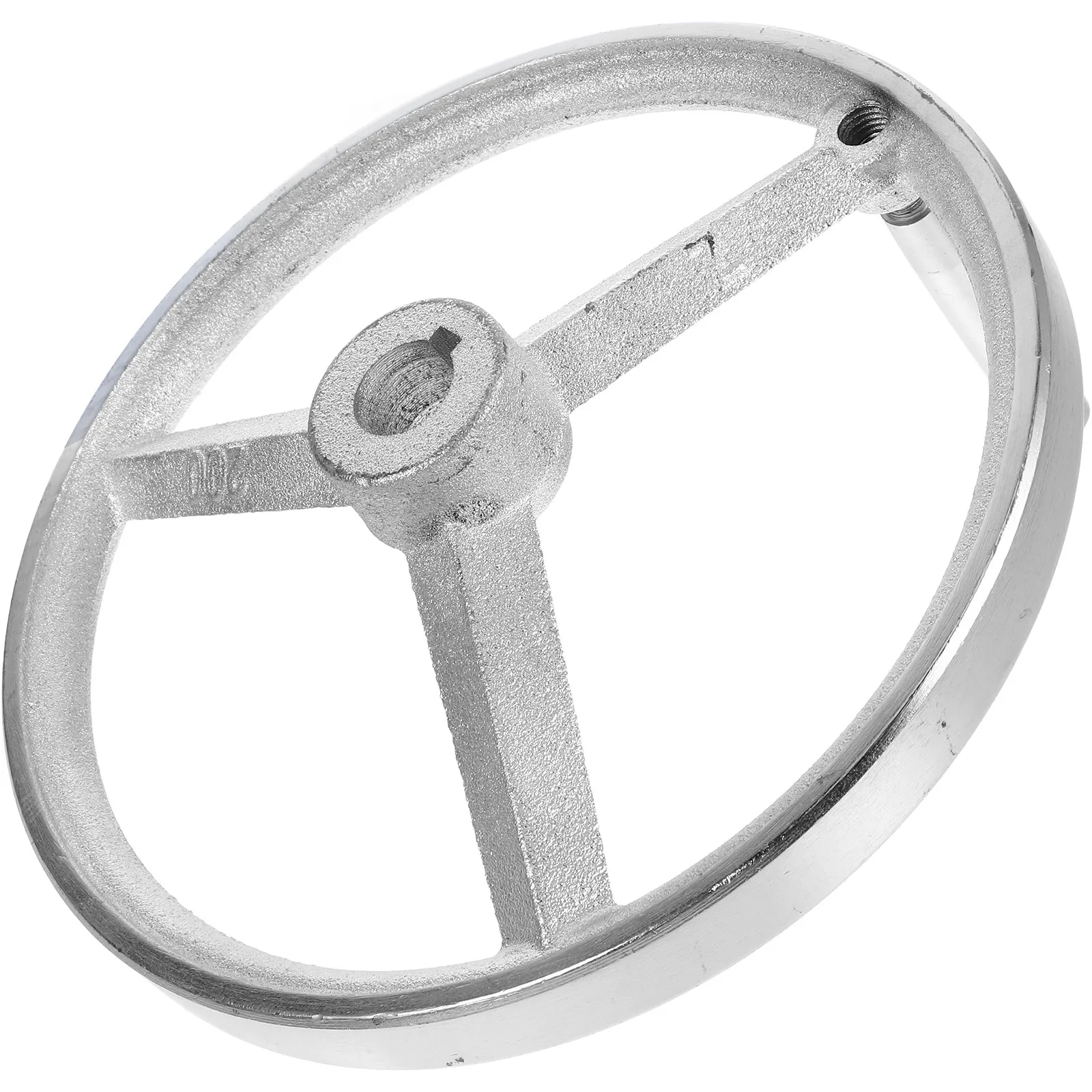 1Set Iron Rotating Handwheel for Lathe Milling Machine Detachable Round Handwheel Handle Smooth Manual Control Replaceable
