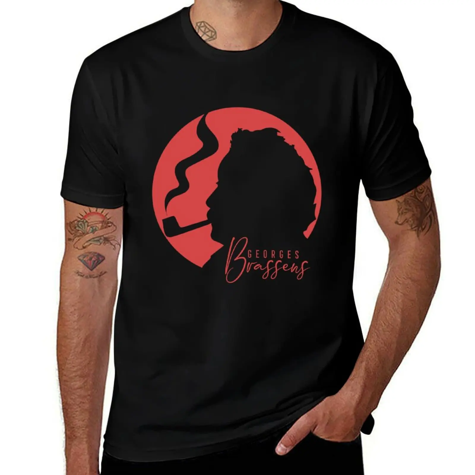 

Georges Brassens classique T-Shirt Man t-shirt graphic shirts croswit shirt man mens shirts graphic tee