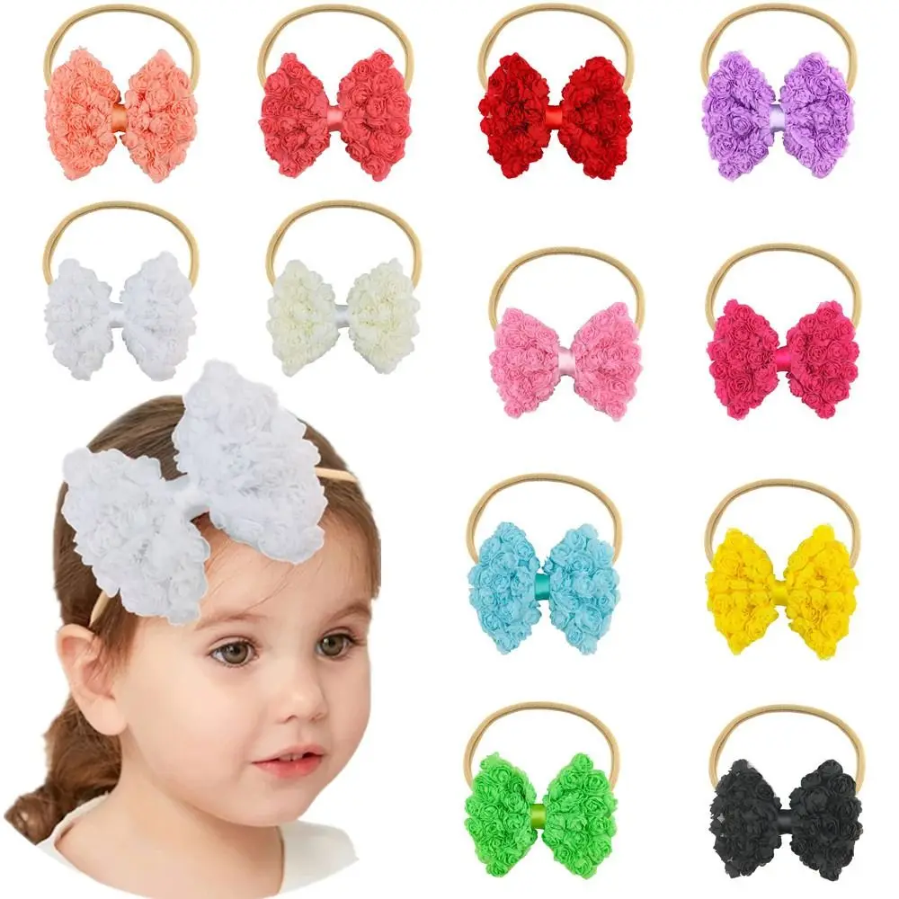 

10Pcs Chiffon Baby Elastic Headband Sweet Luxury Bowknot Rubber Band Cute Bows Floral Headdress For Girl Infant Newborn Toddler