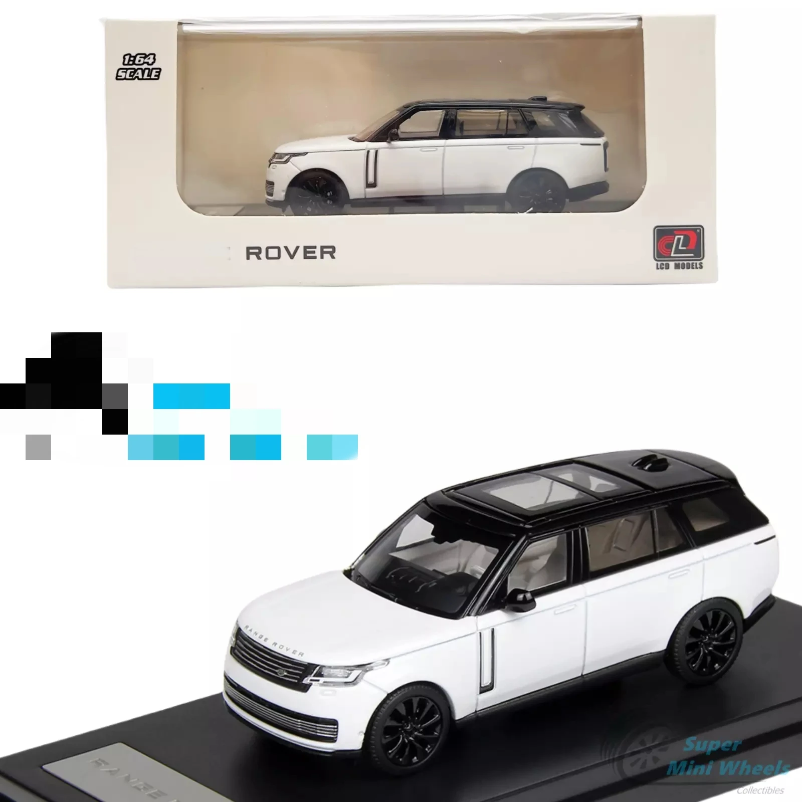 

ЖК-модели 1:64–2022 Rover White, литая под давлением модель, литая под давлением модель автомобиля, коллекция ограниченного выпуска, игрушки для хобби