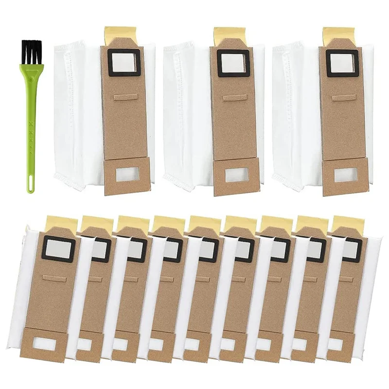 12 Pack Dust Bag Accessories for Xiaomi Roborock S7 S7 Plus S7+ Vacuum Cleaner Replacement Parts Vacuum Cleaner Bags