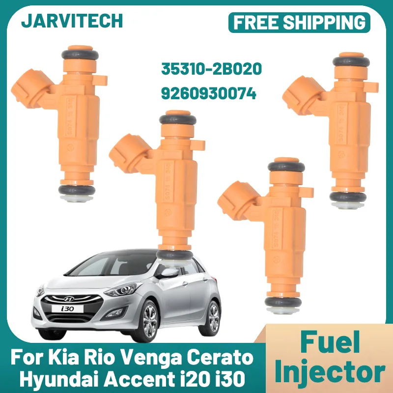 Fuel Injector 35310-2B020 9260930074 Fit For Hyundai Accent Elantra i30 ix20 2010-2021 For Kia Rio 2009-2011 353102B020
