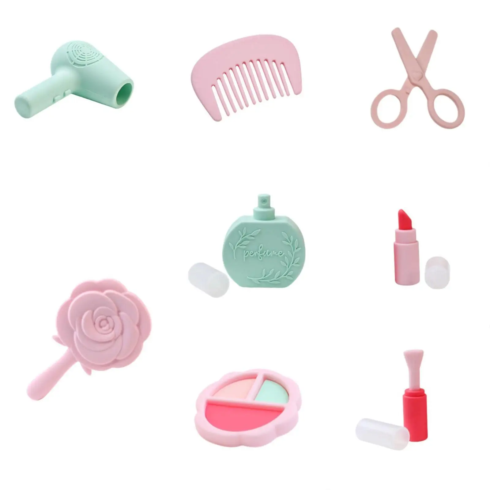 Juego de peluquería para niños, kits de juguetes de maquillaje, aprendizaje temprano para niñas pequeñas