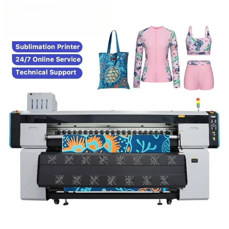 1950Mm sublimation printer 4 head digital printing machine jersey