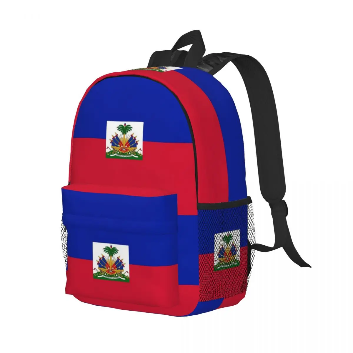 

Рюкзак с флагом Гаити, студенческий рюкзак для мальчиков и девочек, детская школьная сумка, сумки на плечо для ноутбука для мужчин и женщин