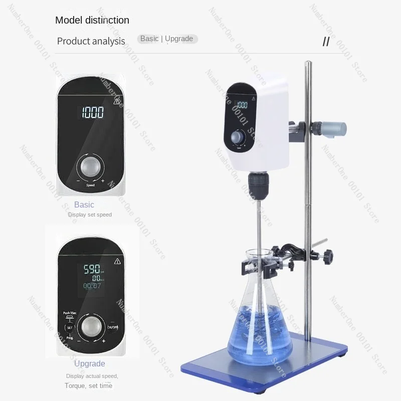 Cantilever electric digital display mixer speed regulation mechanical strong elevated high-speed disperser constant speed