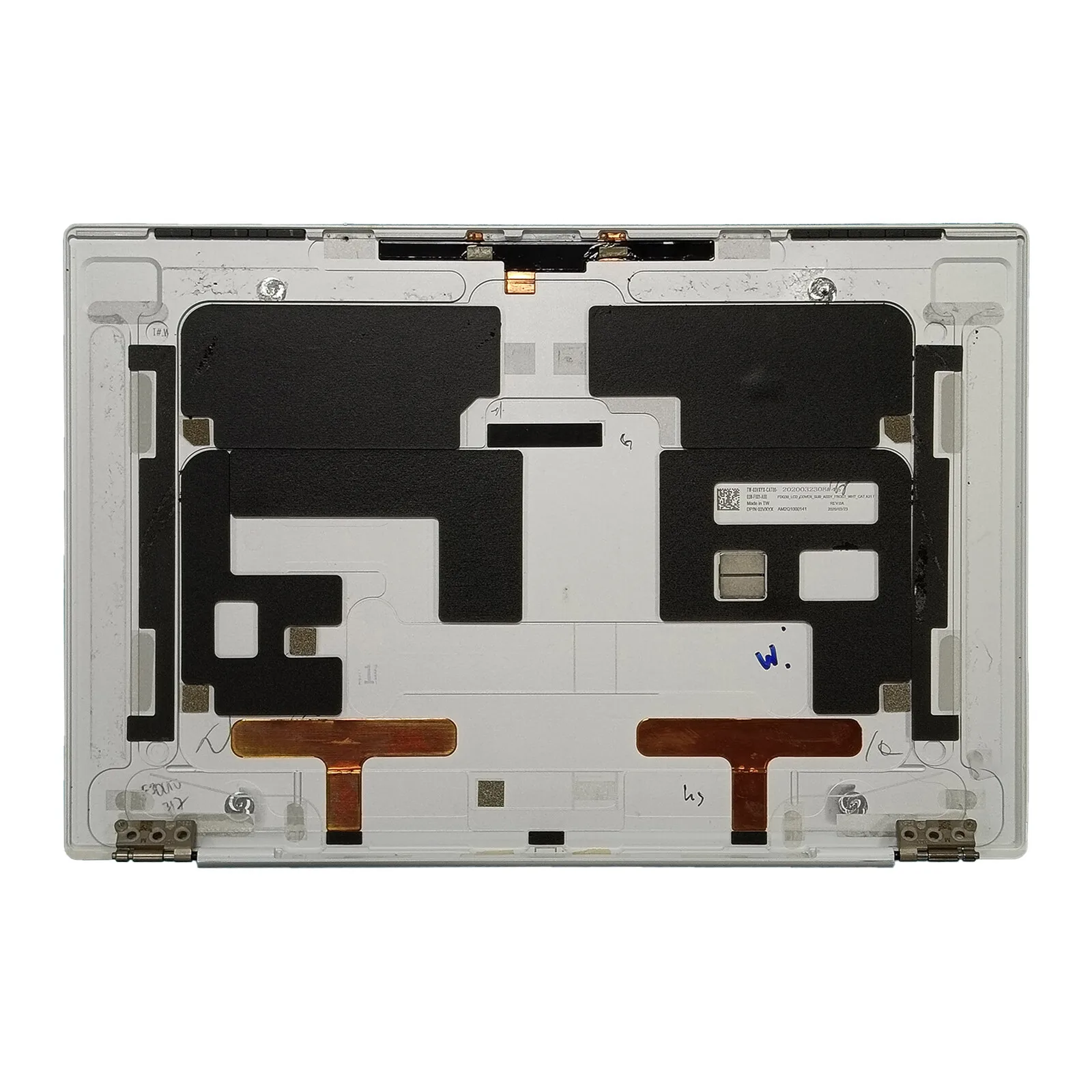 

03VXYX for DELL XPS 13 9300 9310 Laptop LCD Back Cover Top Cover Rear Lid A Case W/ Hinge Silver AM2Q1000141 3VXYX