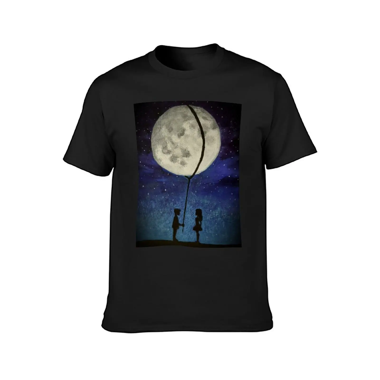 Lasso the Moon T-Shirt Short sleeve tee Aesthetic clothing oversized t shirts for men