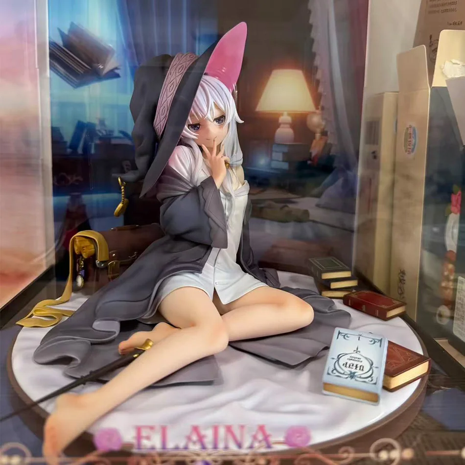 Anime Figure Elaina Figure Elaina flying Action Figures Witch Figurine Doll PVC Girl Model Toys Adult Collection Statue Gift19cm
