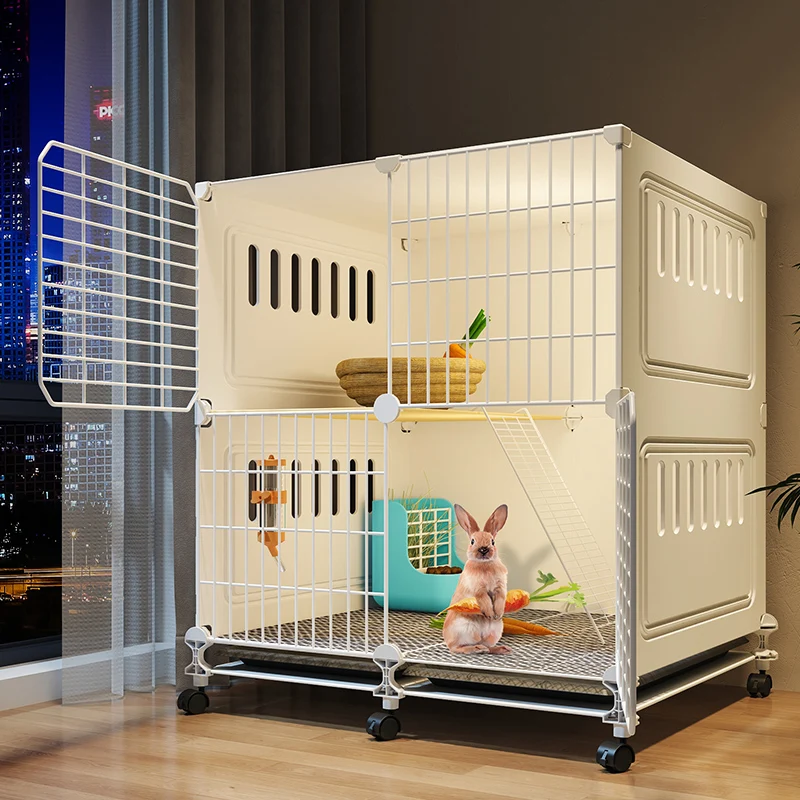 Rabbit cage household king size double...