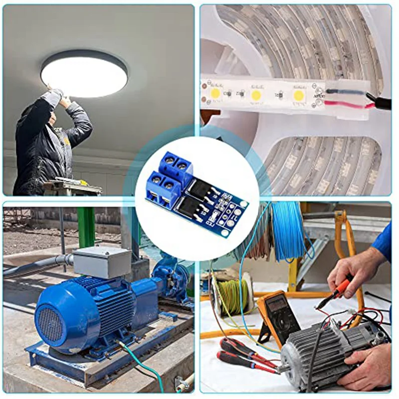 T82C رائجة البيع-30 قطعة MOSFET وحدة محرك التبديل تيار مستمر 5 فولت-36 فولت 15A (بحد أقصى 30A) 400 واط المزدوج عالية الطاقة 0-20 كيلو هرتز PWM وحدة تحكم في سرعة محرك التيار المستمر