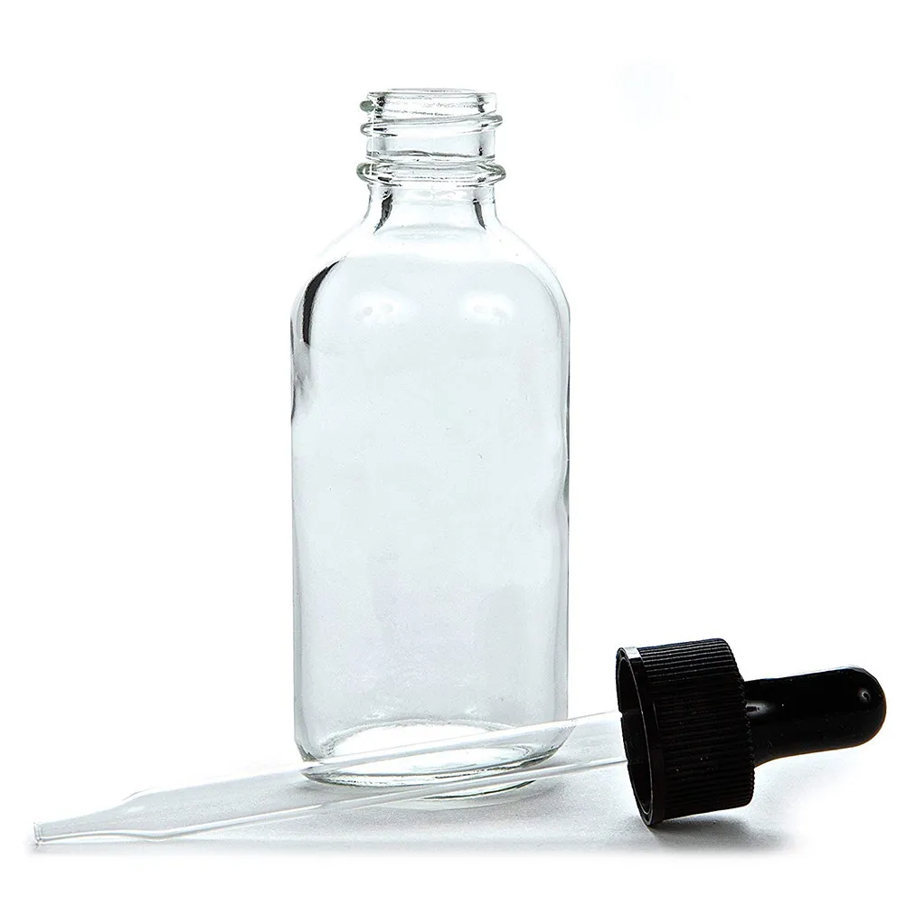 12Pcs Essential Oil Bottles Glass Dropper Set Transparent Refillable Subpackaging Bottle Travel Makeup Dispenser