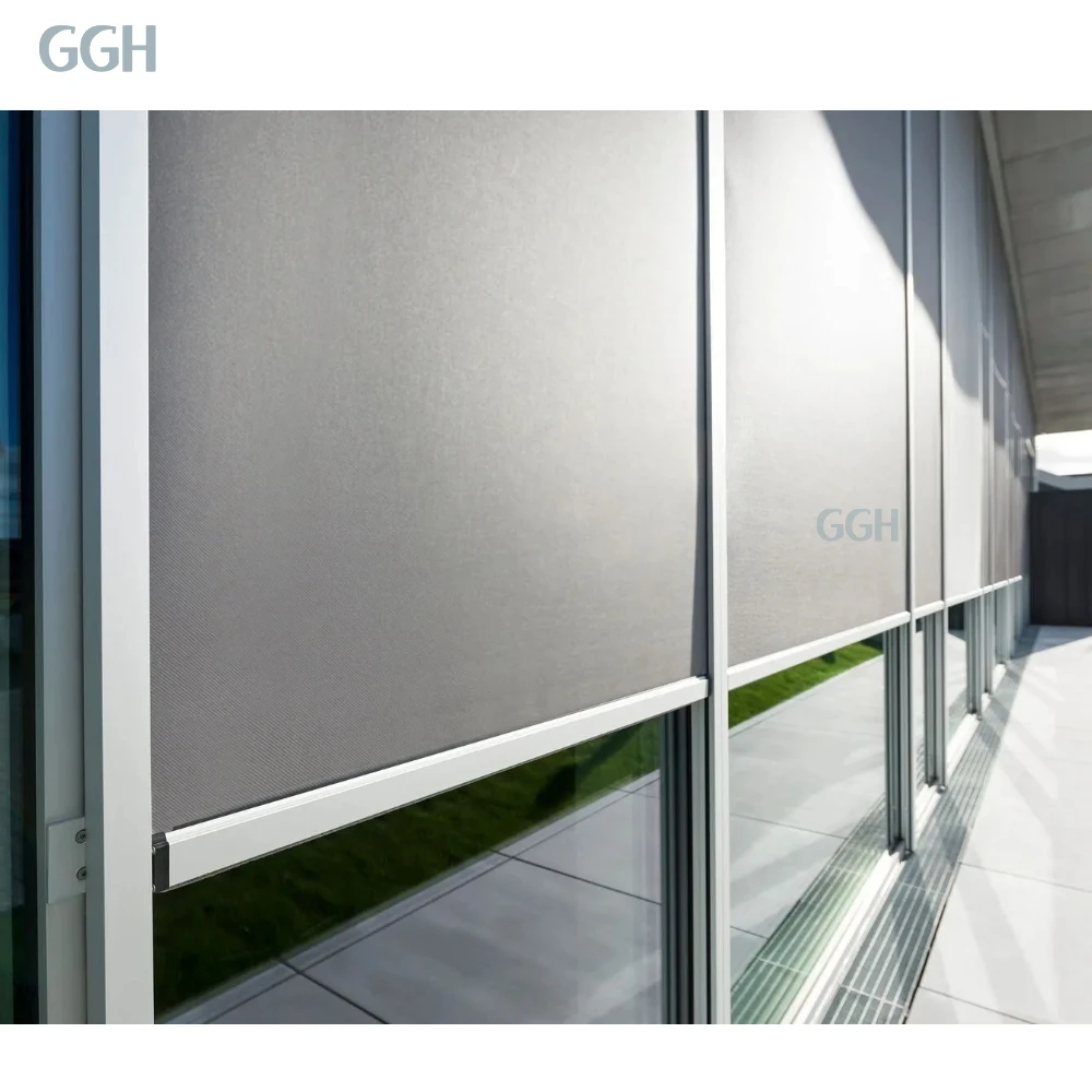 Picture 4: KAKADU Modern Design Zip Windproof Aluminum Roller Shutter Blinds Skylight Window Applications Outdoor Side Ceiling Installation