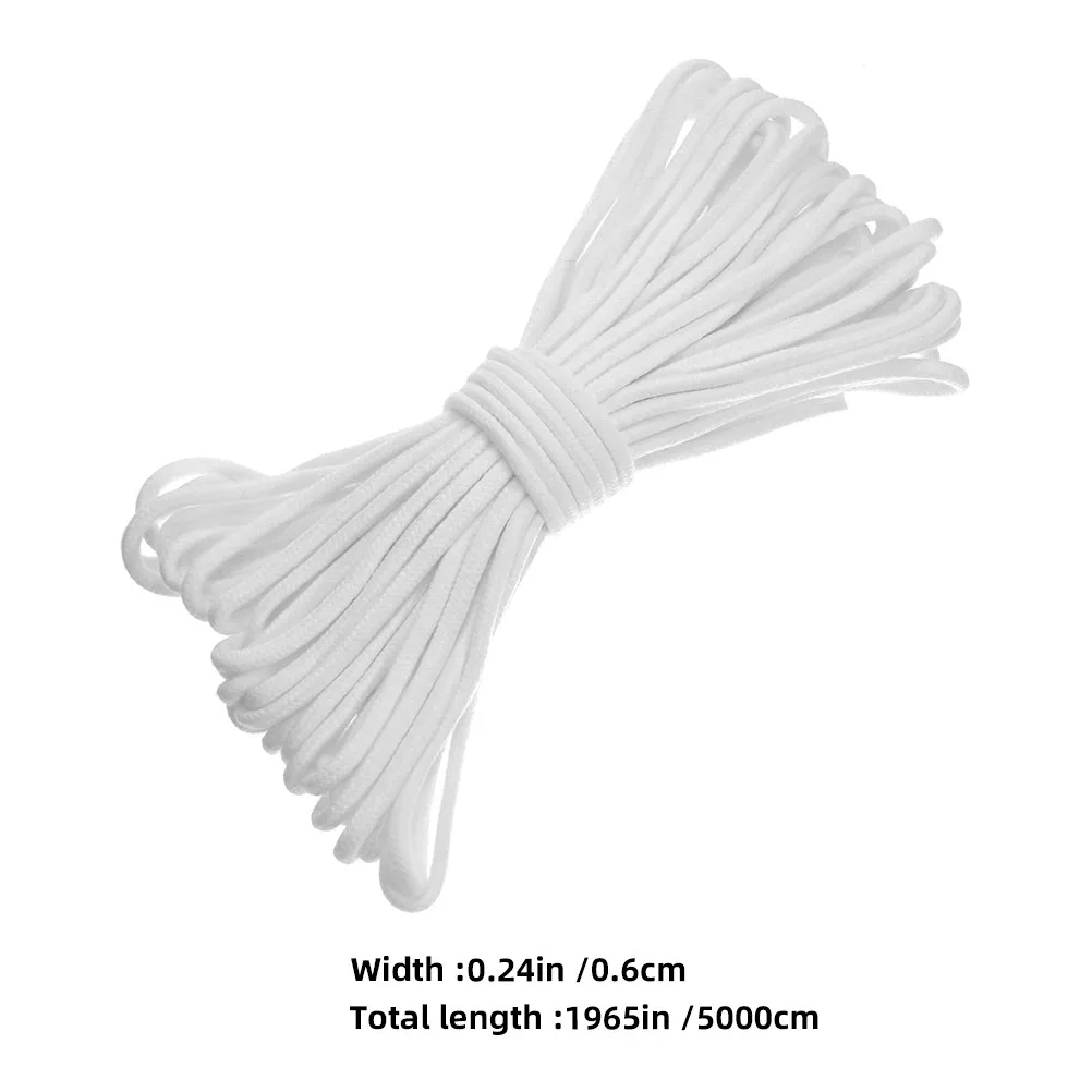 Self Watering Cotton Rope 50m Wicking String for Plants Automatic Watering Solution Indoor Outdoor Potted Plants