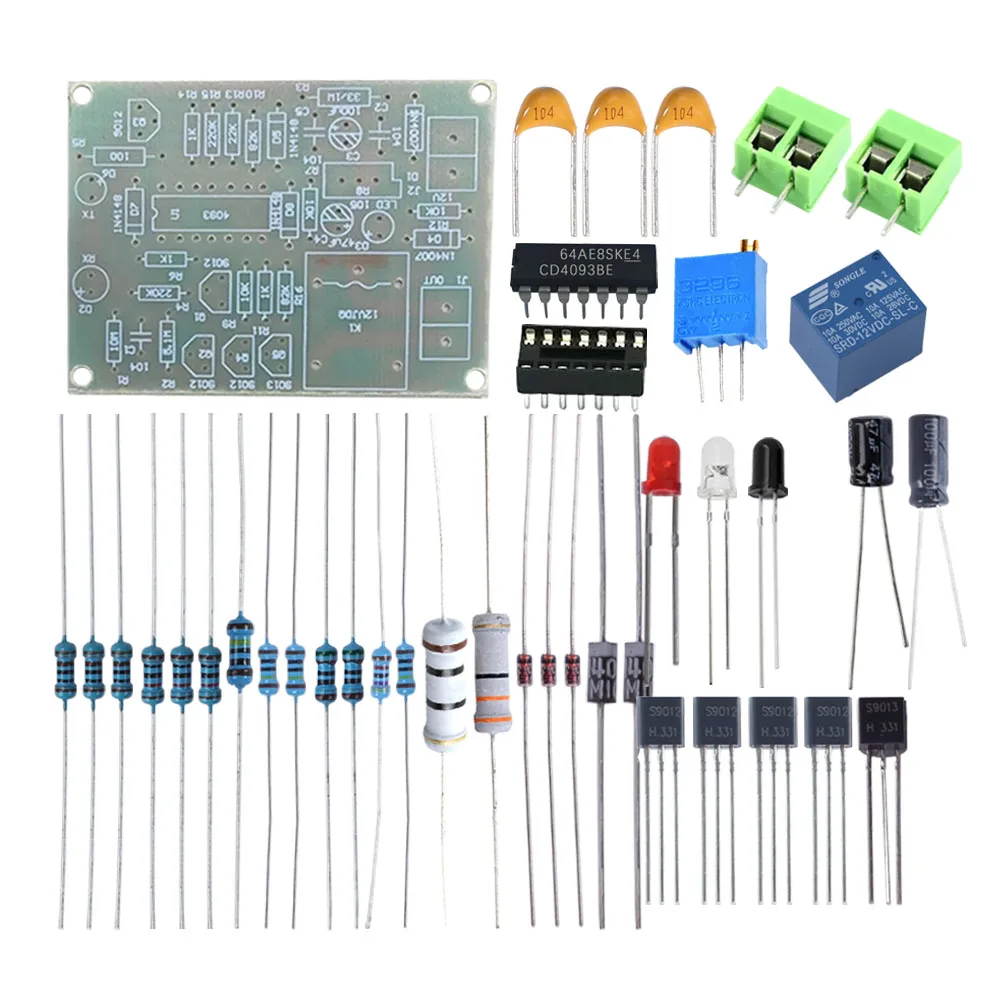 Infrared Induction Switch Board DIY Electronic Kit Automatic Hand Dryer Faucet Control Module Soldering Project Practice