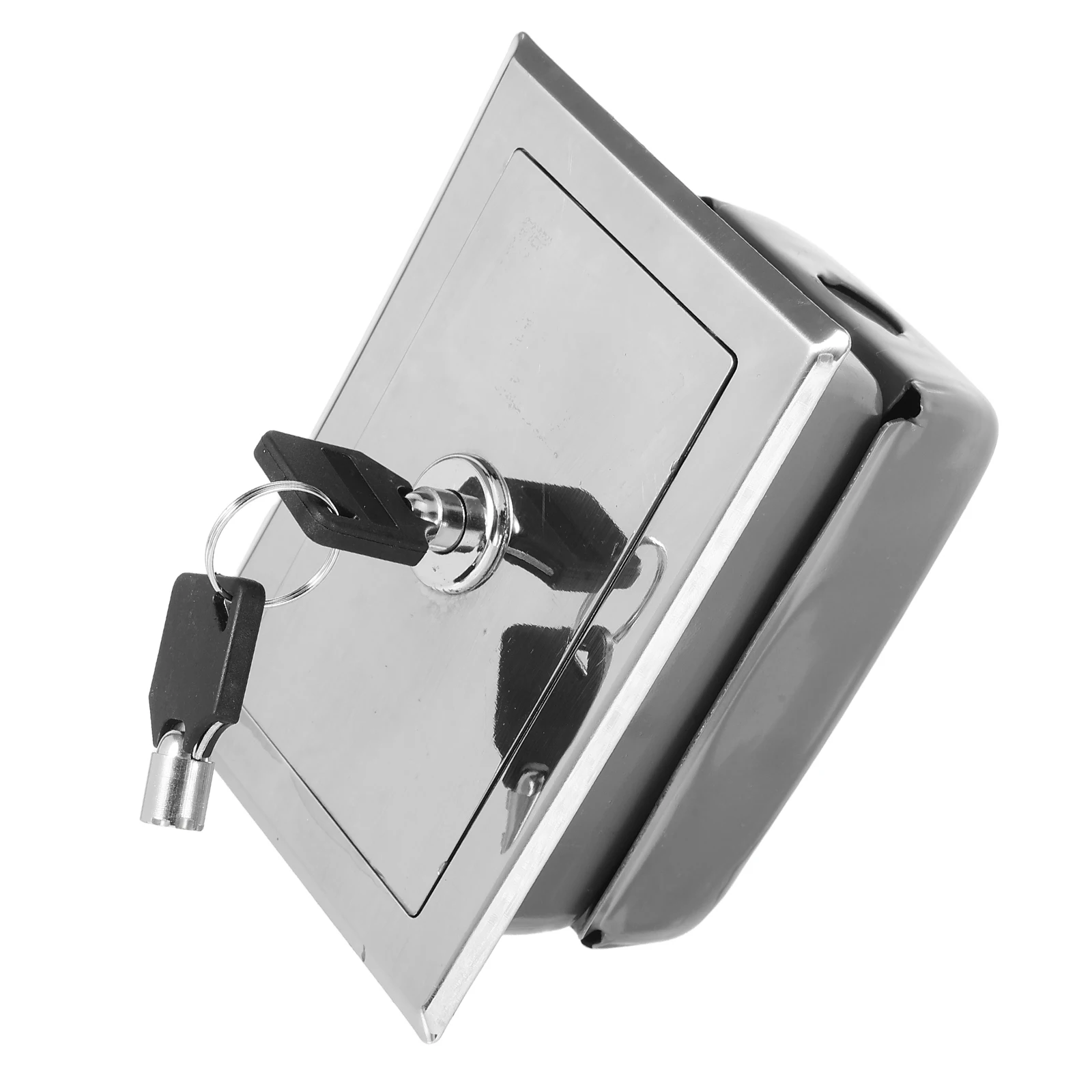 Electric Shutter Door Switch Box Roller Open Close Button Silver Garage Access Remote Control Empty Panel Manual